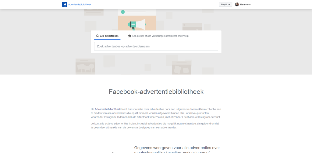 Advertentiebibliotheek-Facebook