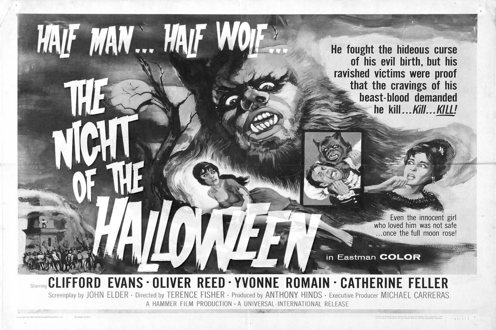 Horror lettertype Halloween